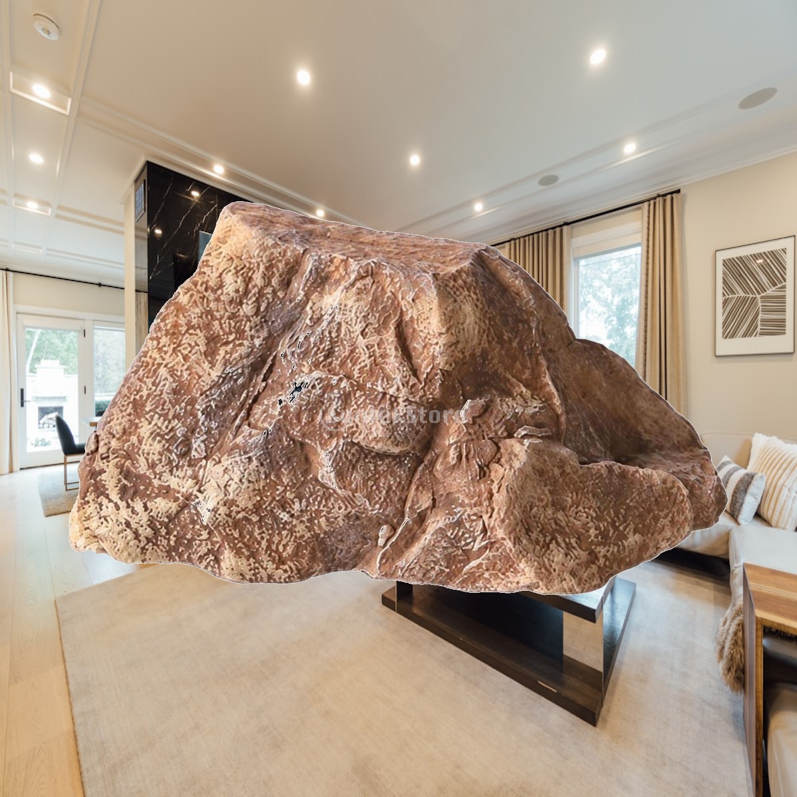Aquarium Decor - Escultura Realista de Pedra Falsa em