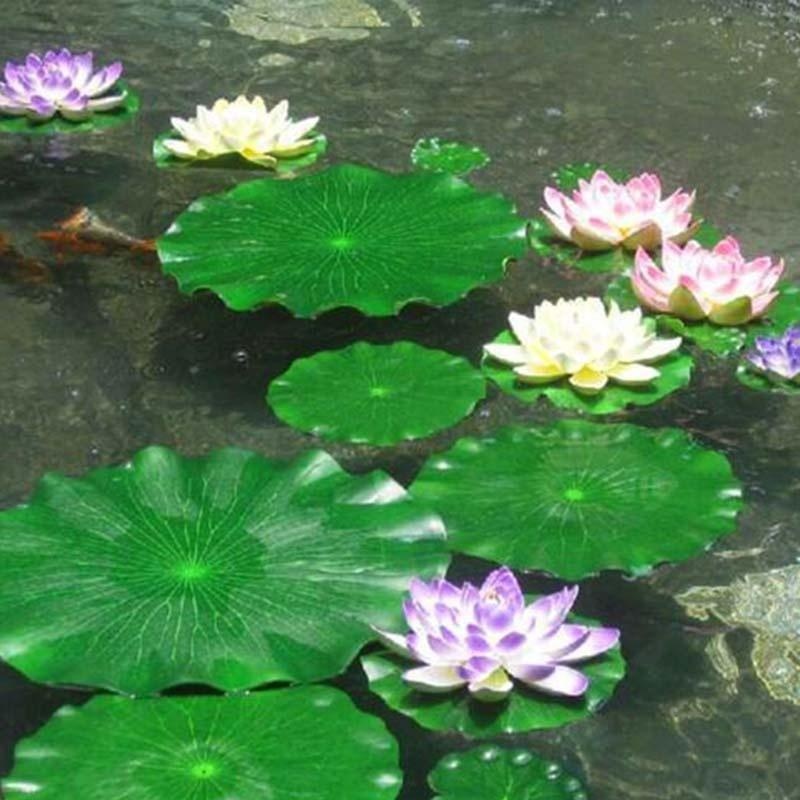 Aquarium Plants - Folhas de Lótus Artificiais 2026 Sem