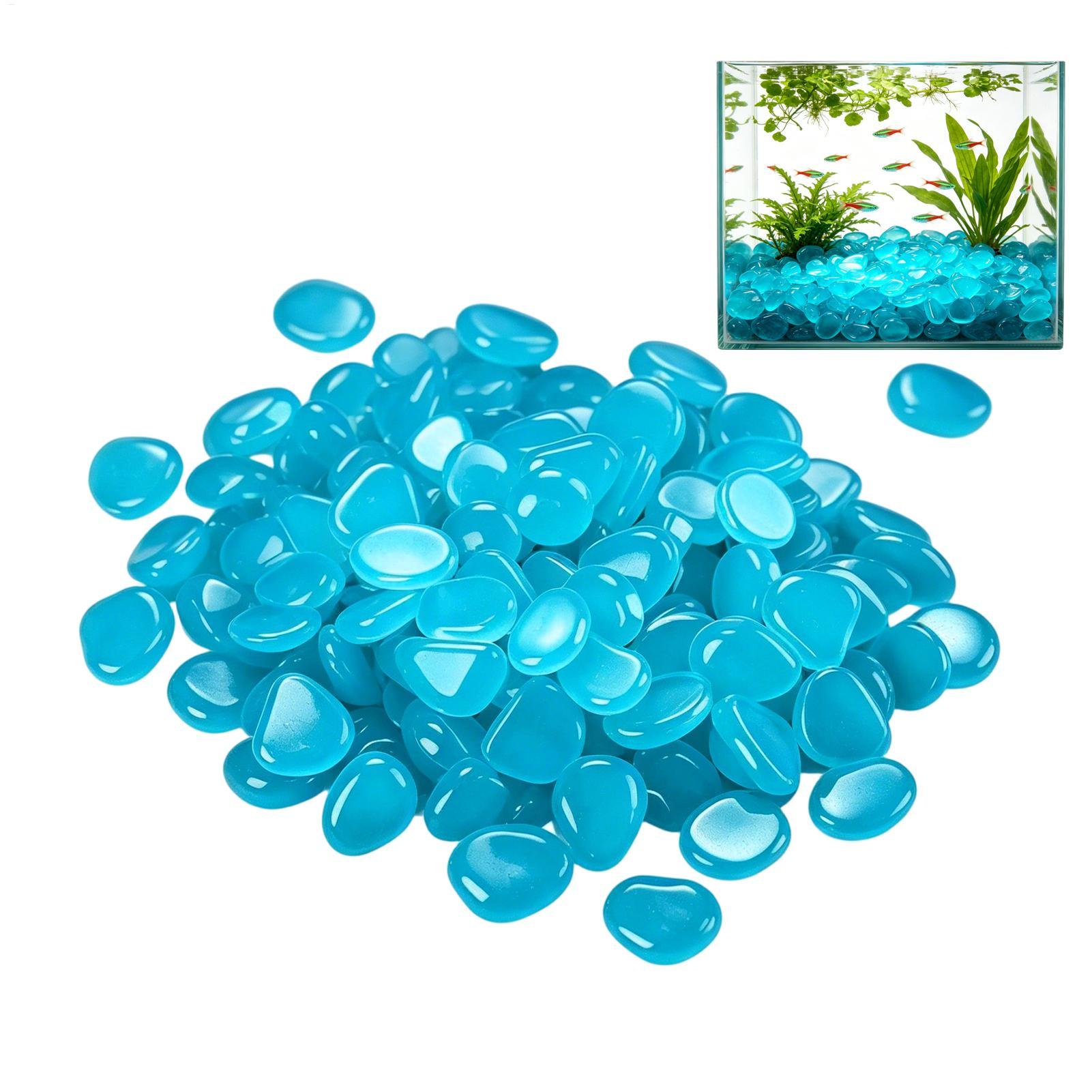Fish Tank Gravel - 300 Peças de Pedras Luminosas de