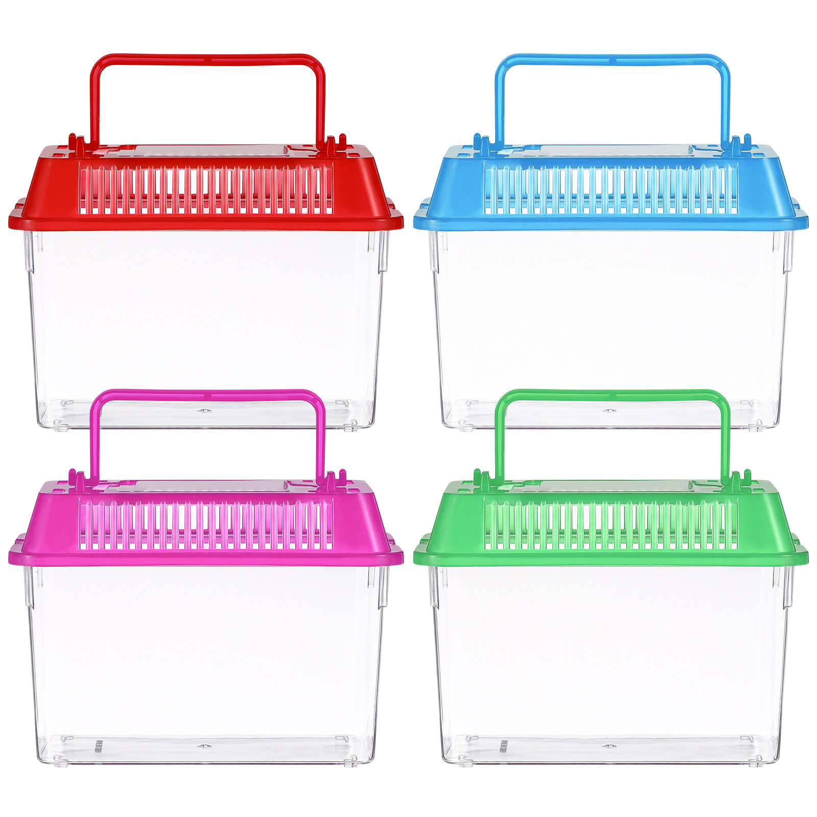 Betta Fish Tank - Aquário Portátil Mini de Plástico para