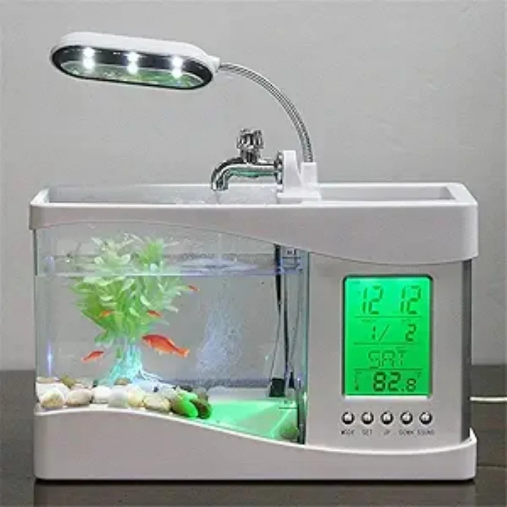 Aquarium Light - Aquário Mini tanque de peixes com
