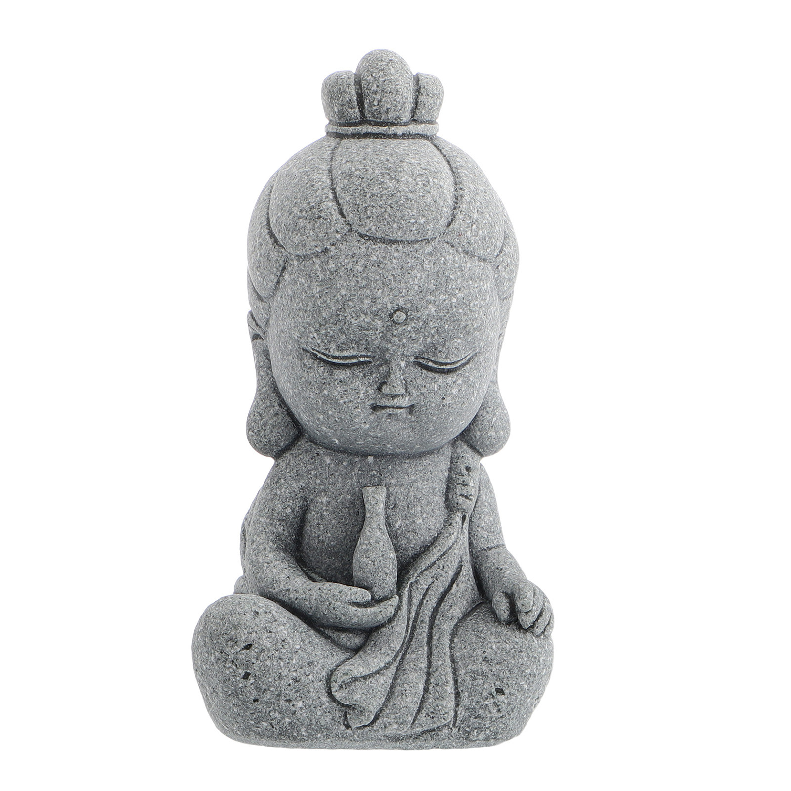 Mini Buda de Pedra Guan Yin, P - Aquarium Decor avaliação e preço