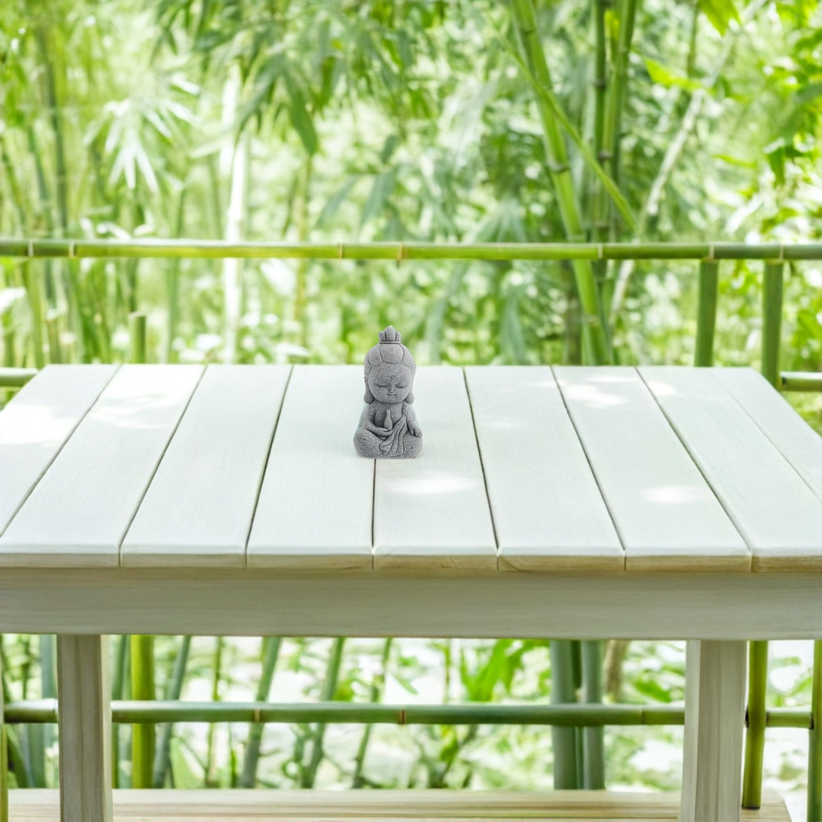 Mini Buda de Pedra Guan Yin, P - Aquarium Decor avaliação e preço