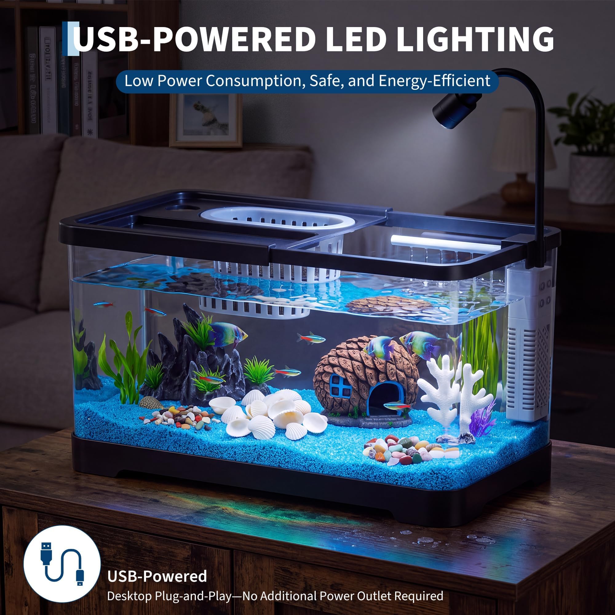 Kit Inicial para Aquário com F - Aquarium Fish Betta avaliação e preço
