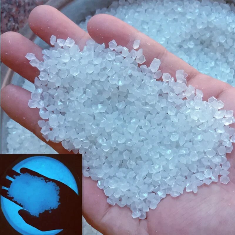 1000 pçs 3-5mm areia luminosa  - Fish Tank Gravel avaliação e preço
