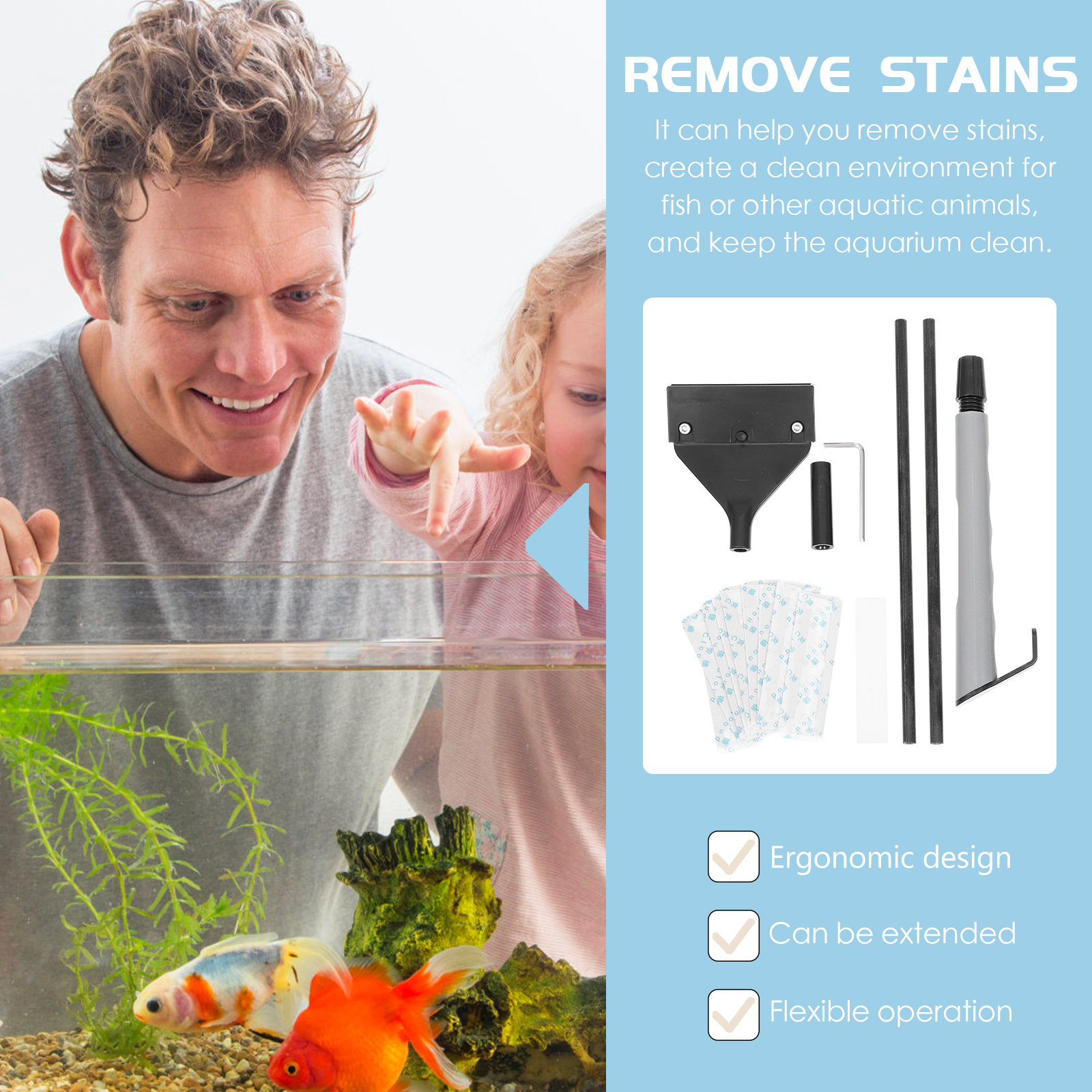 Raspador para aquários, ferram - Aquarium Fish Keeping avaliação e preço