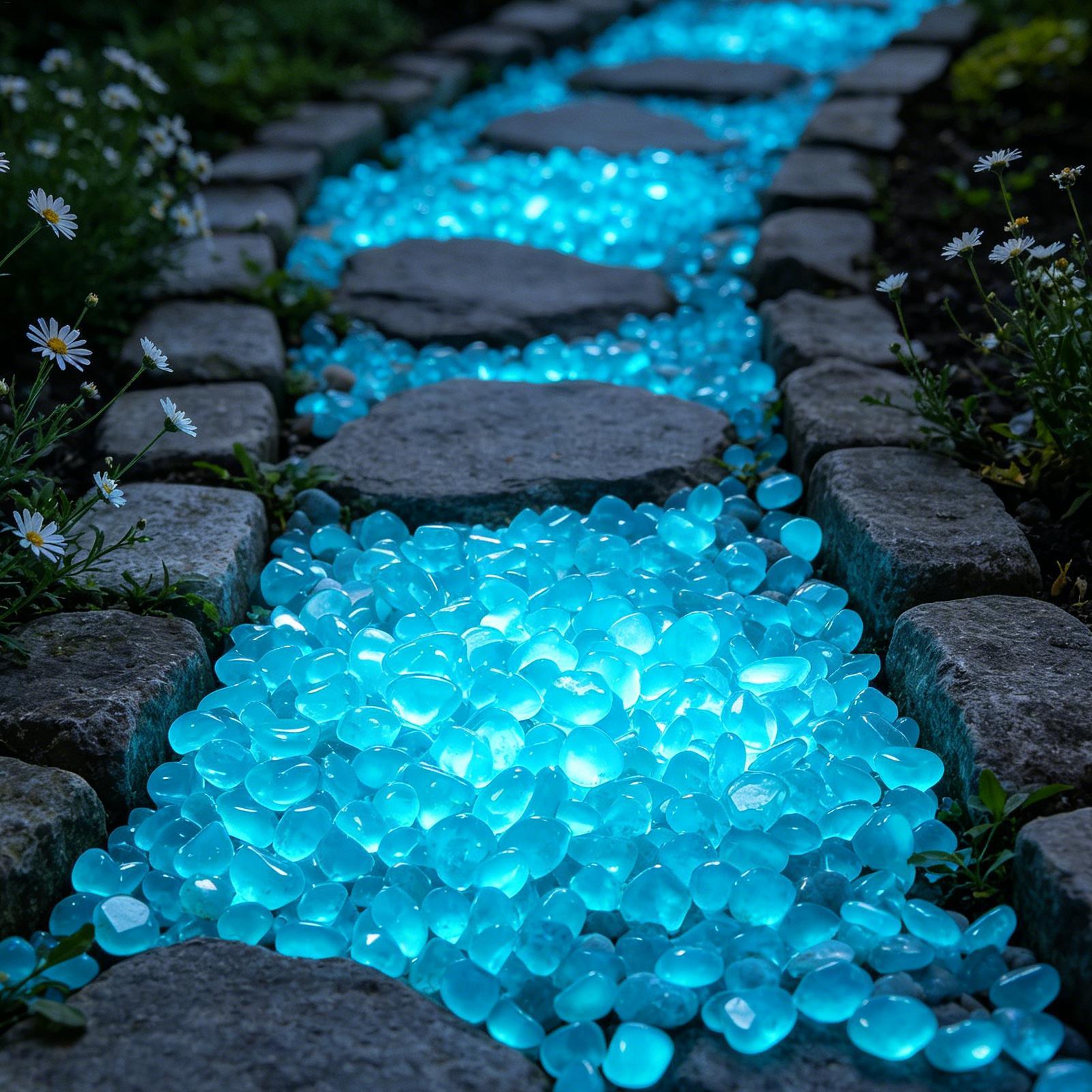 300 Peças de Pedras Luminosas  - Fish Tank Gravel avaliação e preço