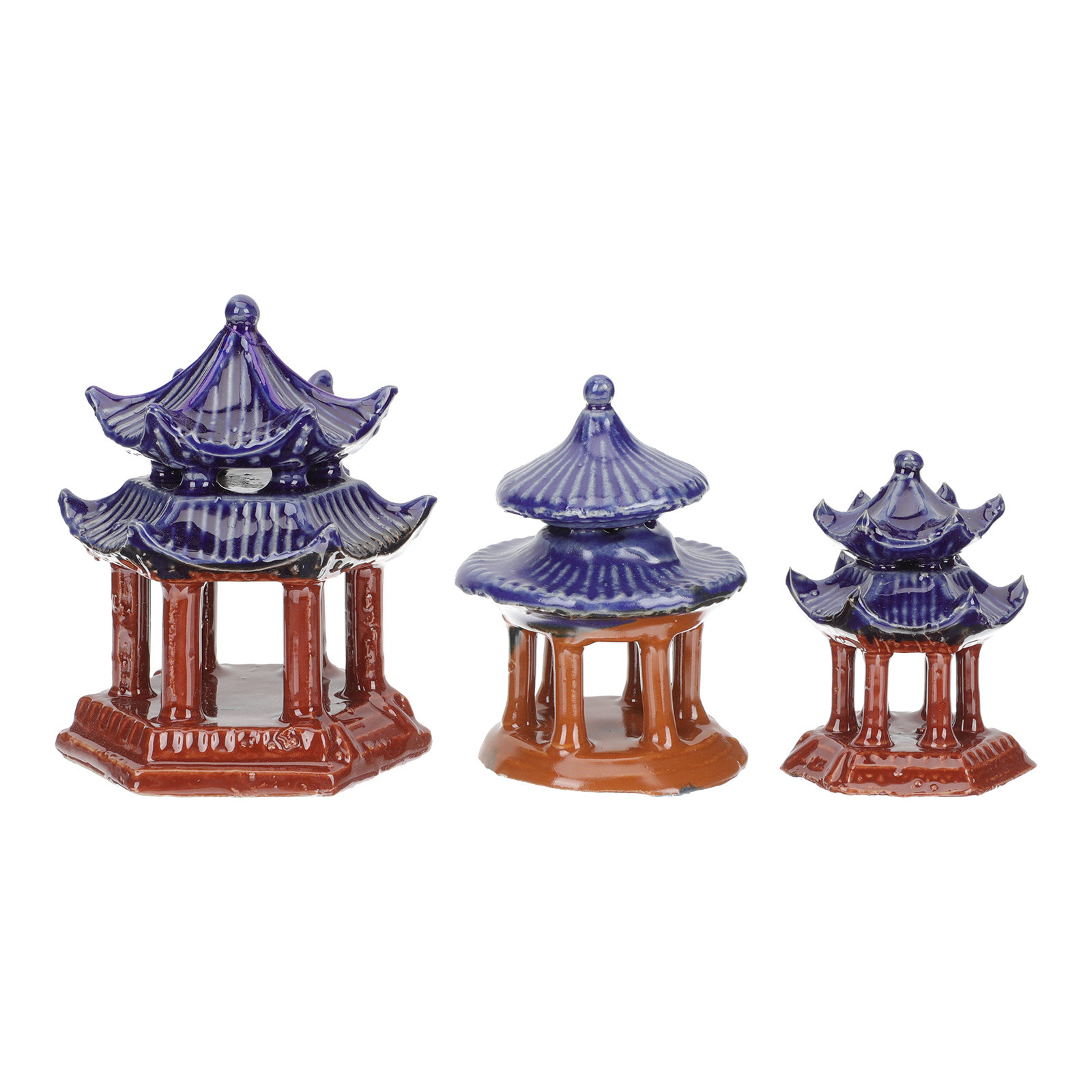 3 Peças Pavilhão Cerâmico Mini - Aquarium Decor avaliação e preço
