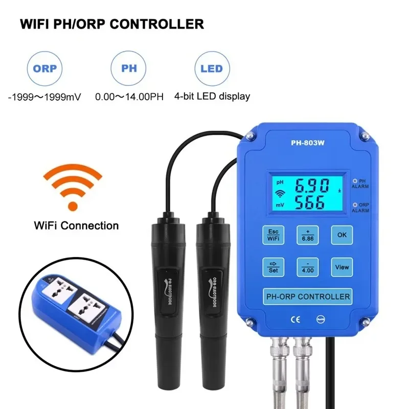 Controlador Digital 2&1 PH ORP - Aquarium Plants avaliação e preço