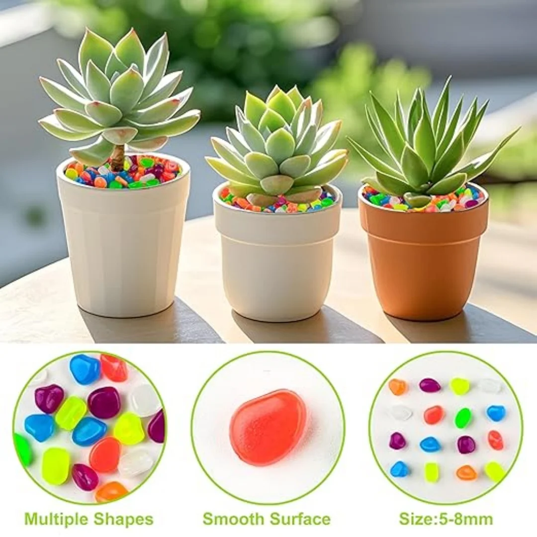 500 peças seixos de jardim que - Fish Tank Gravel avaliação e preço